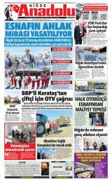 NİĞDE ANADOLU HABER