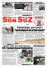 SİİRT’TE SON SÖZ